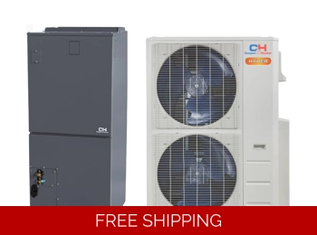 C&H 60K-Btu 15.2 SEER2 Central-AHU Mini Split H-Heat Pump (-22°F) 10 EER/9.2 HSPF (R454B)